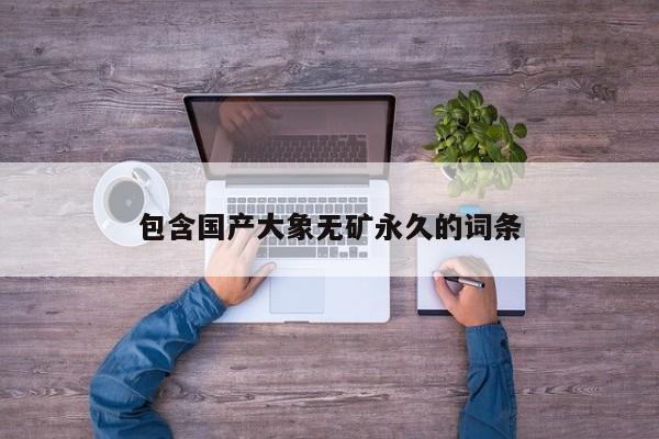 包含国产大象无矿永久的词条